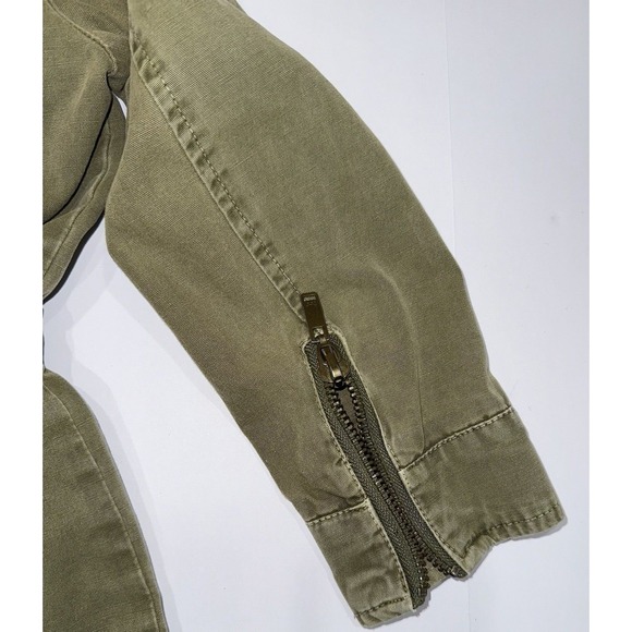 Utility Jacket With Hood Olive Green Womans Size S ZARA‎ Trafaluc. Gorpcore - Picture 8 of 8